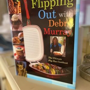 Flipping Out with Debra Murray Hardcover cookbook. Excellent condition.